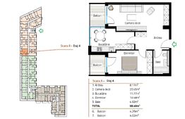 Apartament nou de vanzare 58 mp Soporului Comision 0%