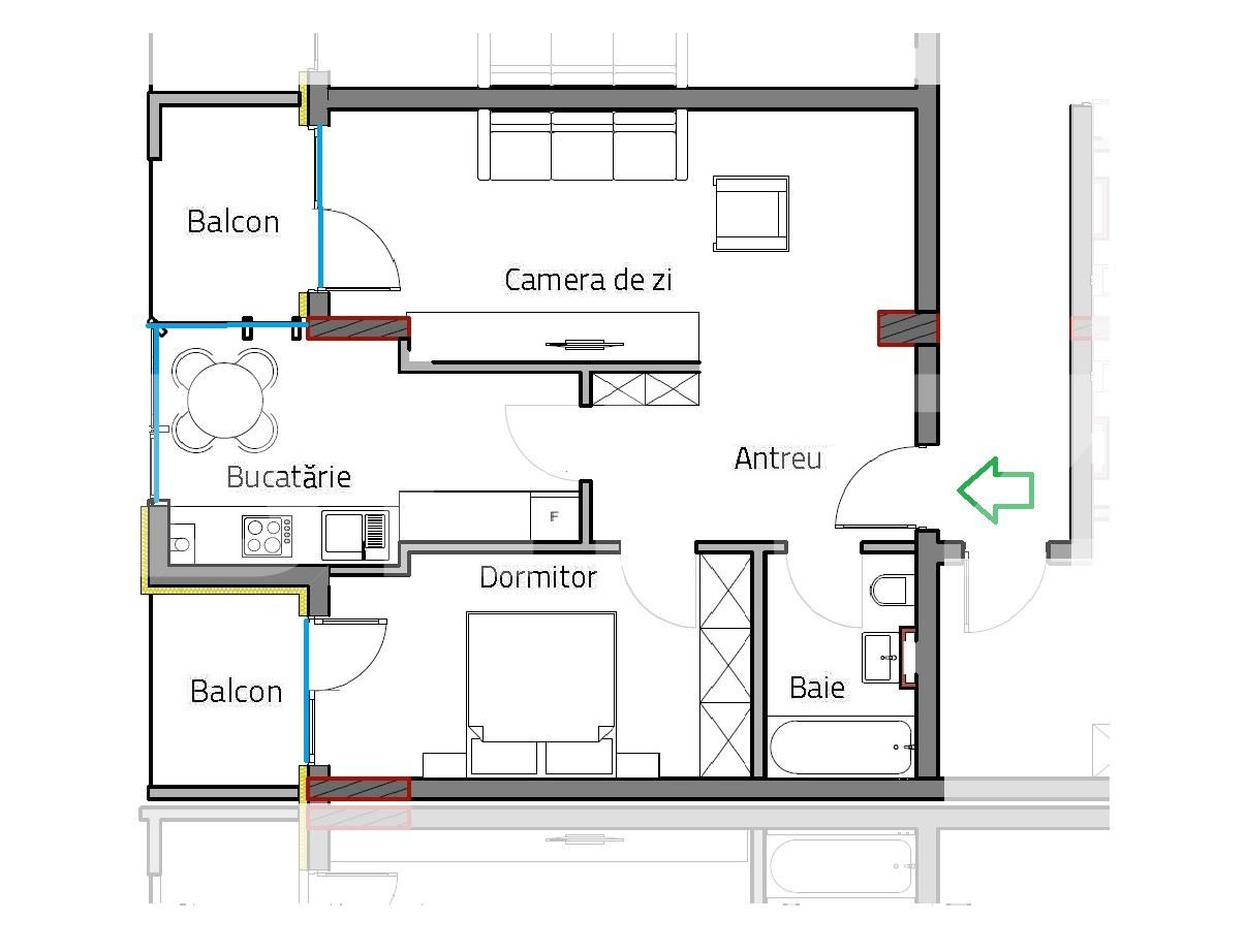Apartament de vânzare 2 camere Gheorgheni - 186574AV | BLITZ Cluj-Napoca | Poza7