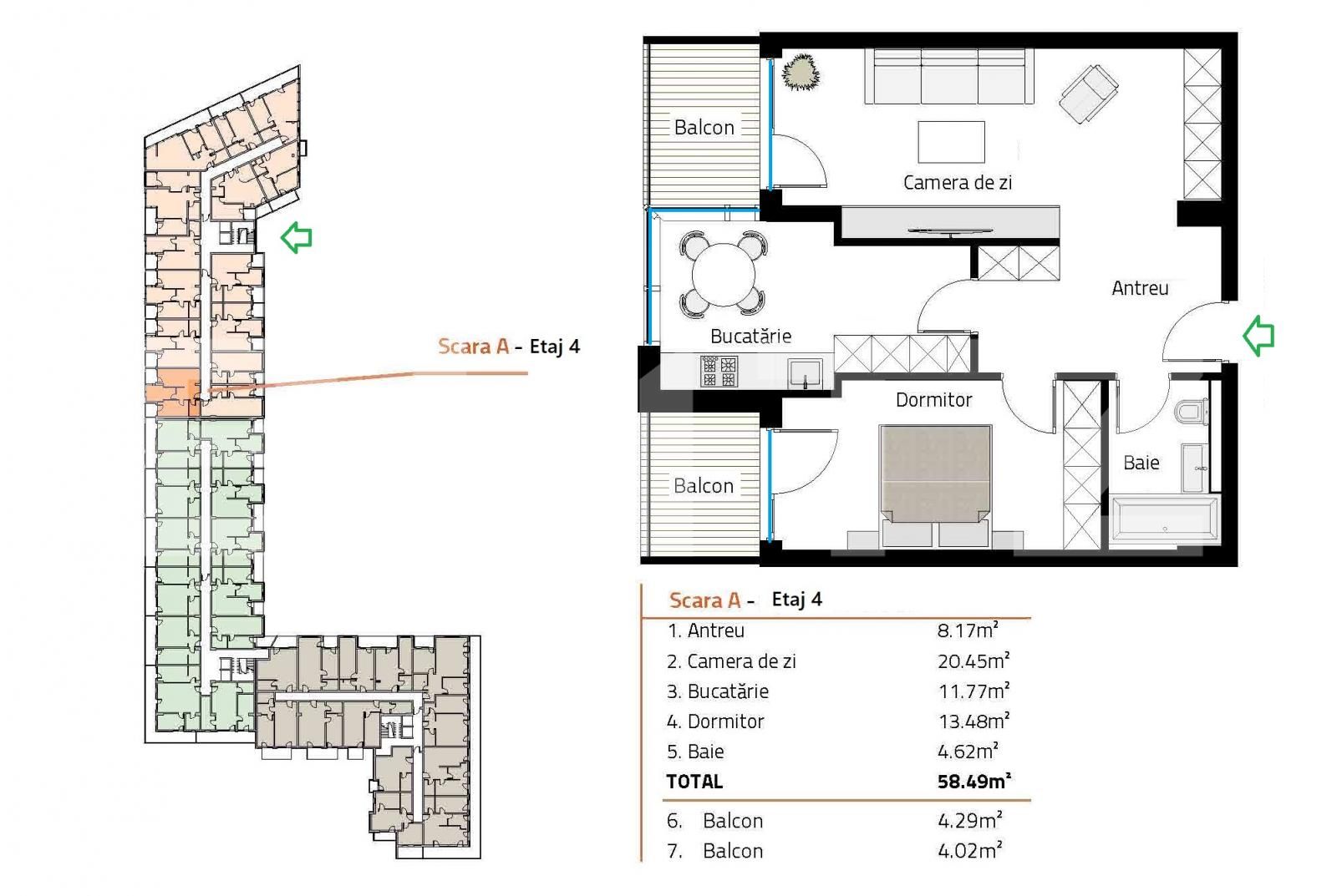 Apartament de vânzare 2 camere Gheorgheni - 186574AV | BLITZ Cluj-Napoca | Poza6