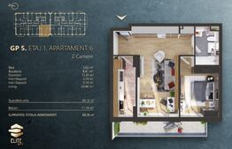 APARTAMENT 2 CAMERE | ELITE | 58 MP