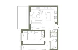 Apartament cu 3 camere, 2 bai, 72 mp, finisat modern, ERA By Hexagon