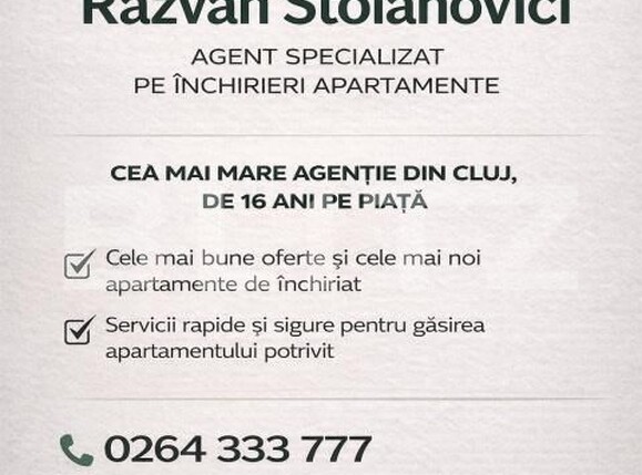 Apartament de închiriat 2 camere Central - 187175AI | BLITZ Cluj-Napoca | Poza4
