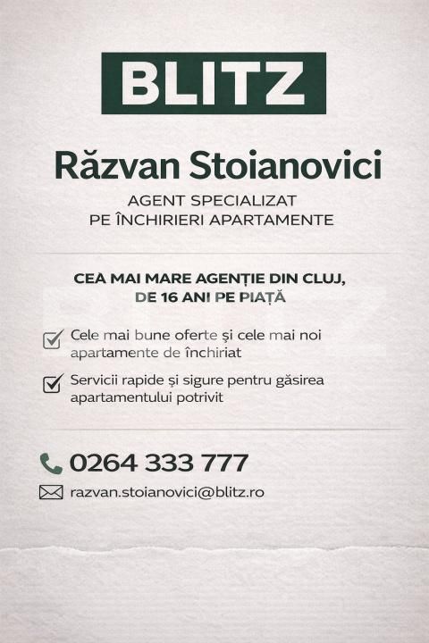 Apartament de închiriat 2 camere Dambul Rotund - 187224AI | BLITZ Cluj-Napoca | Poza5