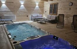 Cabana elegantă cu 2 zone spa, 180mp, teren 1200mp, Mărișel