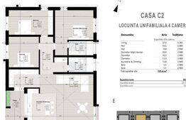 Casă individuală în Sânpetru 4 camere, tavane 3 m, geamuri mari, 465 mp,215.000E