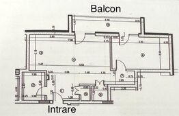Apartament 2 camere, 57 mp, balcon, parcare subterana, Baciu