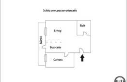 Apartament cu 2 camere, zona strazii Florilor, cu loc de parcare