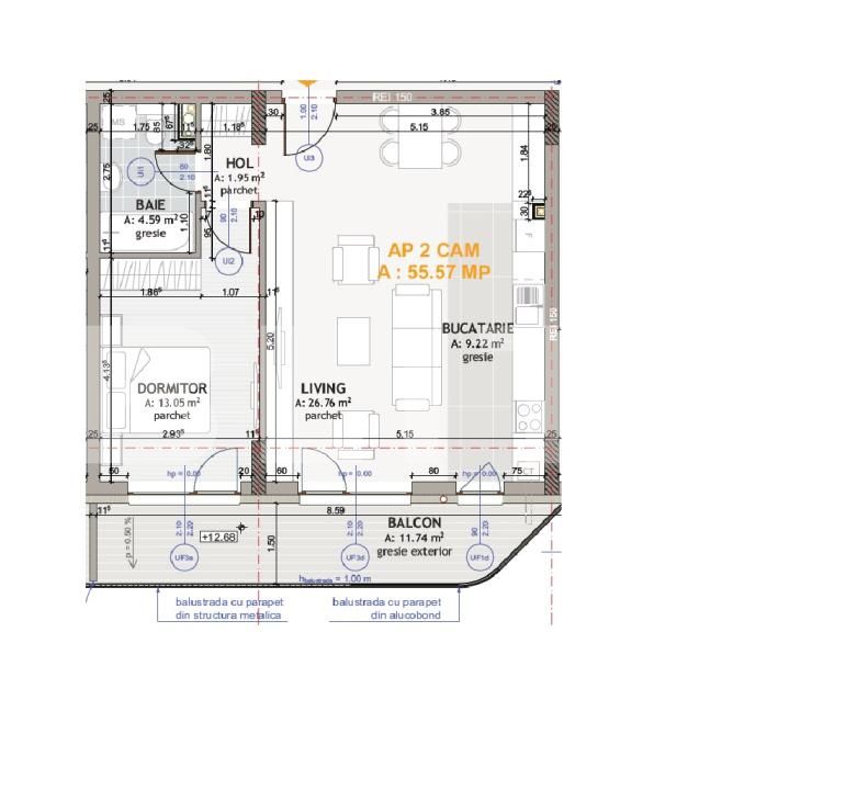 Apartament de vânzare 2 camere Floreşti - 188109AV | BLITZ Cluj-Napoca | Poza7
