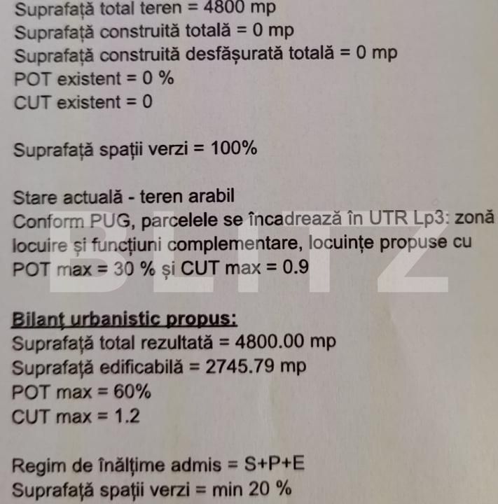 Teren de vânzare Baciu - 188239TV | BLITZ Cluj-Napoca | Poza3