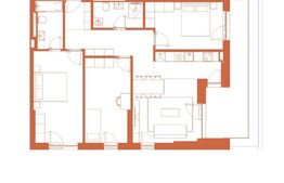 Comision 0! River by Hexagon, Apartament 4 camere, 93 MP, Logie 15 mp 