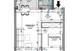 Apartament cu 2 camere, 50 mp, finisat modern in ansamblu rezidential