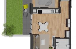 COMISION 0% Apartament 2 camere, Curte superba, Zona Exclusivista, VIVO MALL