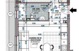Apartament cu 1 camere, 38mp, finisat modern la cheie