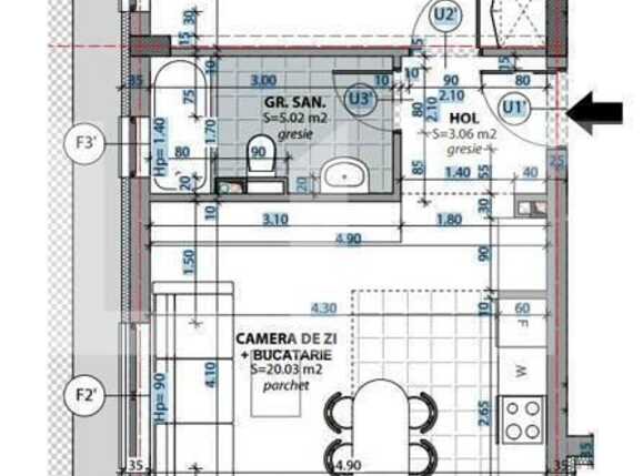 Garsonieră de vânzare Marasti - 1886AV | BLITZ Cluj-Napoca | Poza7