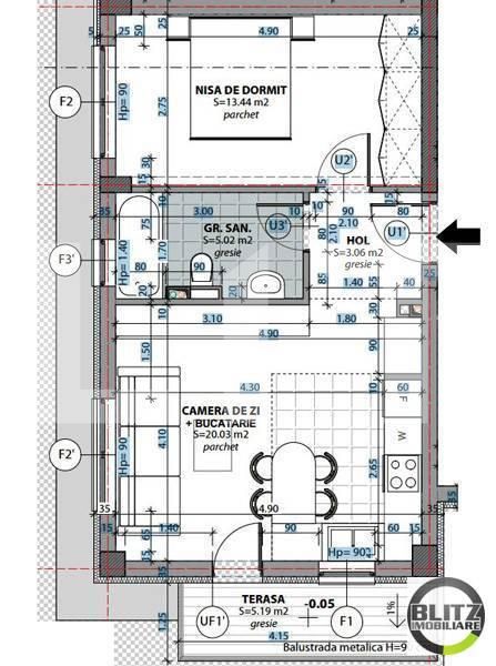 Garsonieră de vânzare Marasti - 1886AV | BLITZ Cluj-Napoca | Poza7