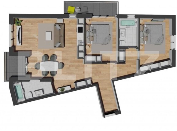 Apartament de vânzare 3 camere Manastur - 188600AV | BLITZ Cluj-Napoca | Poza6