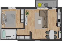 COMISION 0% Apartament 2 camere, panorama superba, bloc exclusivist, VIVO MALL