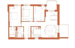 Comision 0! River by Hexagon, Apartament 4 camere,  95.6 MP, 2 BALCOANE 