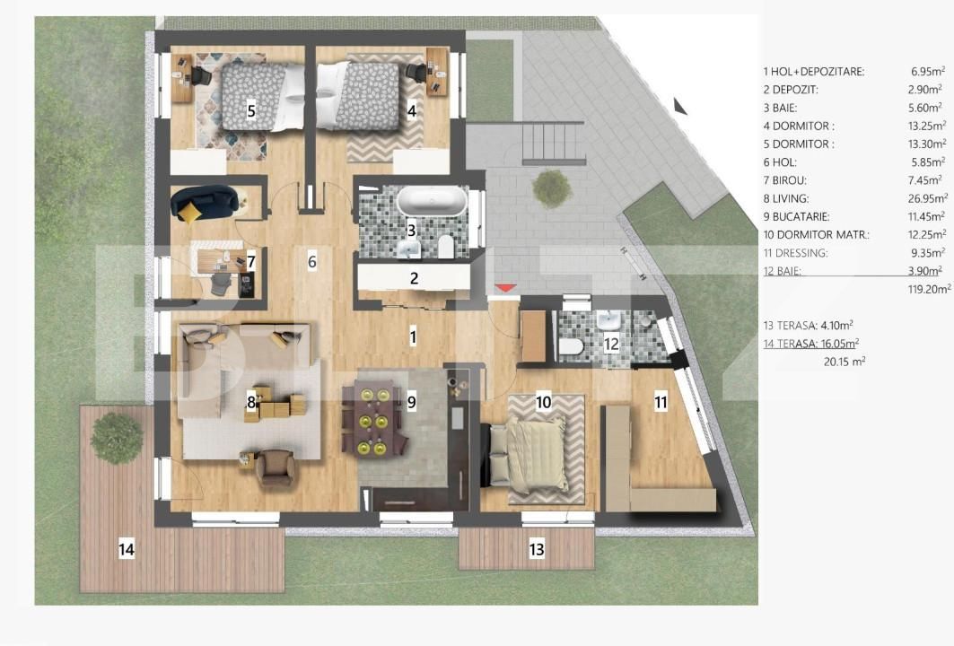 Casa de închiriat 5 camere Iris - 188961CI | BLITZ Cluj-Napoca | Poza13