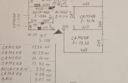 Apartament spațios de 4 cam, complet modernizat, la cheie, zona buna Manastur.