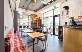 Spațiu comercial 55 mp | Cafenea complet amenajată | Coresi – Tractorul