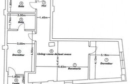 Apartament 3 camere, 70 mp, etaj intermediar, zona Corneliu Coposu
