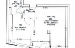 Apartament 2 camere, 50 mp, bloc nou, zona Corneliu Coposu