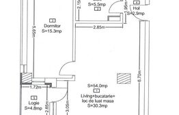Apartament 2 camere, 54 mp, bloc nou, zona Corneliu Coposu