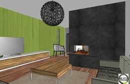 Casa renovabila, 95 mp utili, cu teren 295 mp, proiect in curs de autorizare