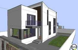 Casa renovabila, 95 mp utili, cu teren 295 mp, proiect in curs de autorizare