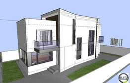 Casa renovabila, 95 mp utili, cu teren 295 mp, proiect in curs de autorizare