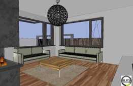 Casa renovabila, 95 mp utili, cu teren 295 mp, proiect in curs de autorizare