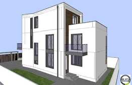 Casa renovabila, 95 mp utili, cu teren 295 mp, proiect in curs de autorizare