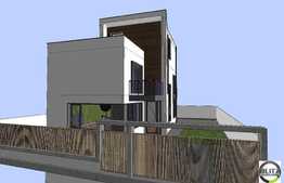 Casa renovabila, 95 mp utili, cu teren 295 mp, proiect in curs de autorizare