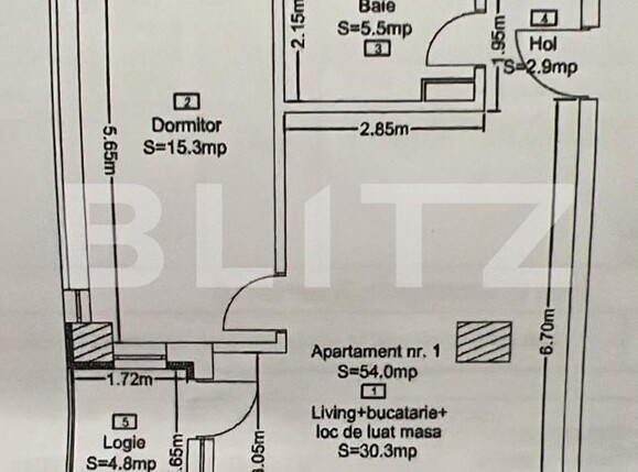 Apartament de vânzare 2 camere Dambul Rotund - 189299AV | BLITZ Cluj-Napoca | Poza1