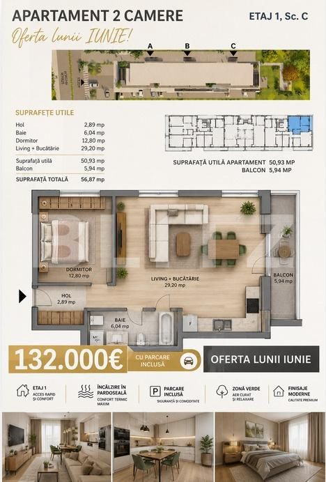 Garsonieră de vânzare Noua - 189353AV | BLITZ Brașov | Poza3