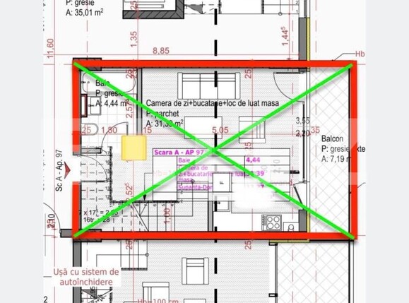 Apartament de vânzare 2 camere Gheorgheni - 189403AV | BLITZ Cluj-Napoca | Poza3