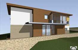 Casa individuala la rosu! 300 mp, garaj dublu, 1000 mp teren, zona linistita!