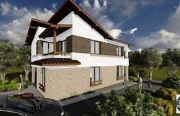 Casa de vanzare la rosu, 134 mp utili, 1000 mp gradina, cu front de 18 ml