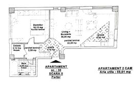 Vand Apartament cu 2 Camere si Parcare in Bloc Nou din zona Marasti