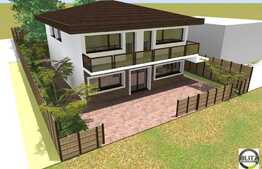 Casa de vanzare, 197 mp utili, teren 500 mp, front 18 ml, P+E