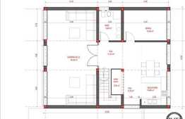 Casa de vanzare, 197 mp utili, teren 500 mp, front 18 ml, P+E