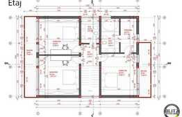 Casa de vanzare, 197 mp utili, teren 500 mp, front 18 ml, P+E