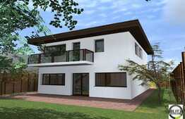 Casa de vanzare, 197 mp utili, teren 500 mp, front 18 ml, P+E