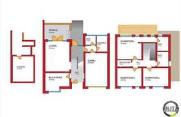 Casa de vanzare, semifinisata, 180 mp utili, teren 450 mp, front stradal 15 ml!