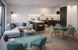 Apartament 2 camere, living cu bucătărie open space, balcon – 50 mp utili