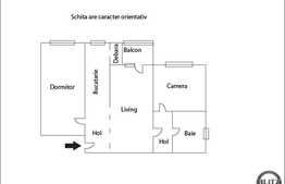 Apartament cu 3 camere, 67 mp utili, zona strazii Migdalului