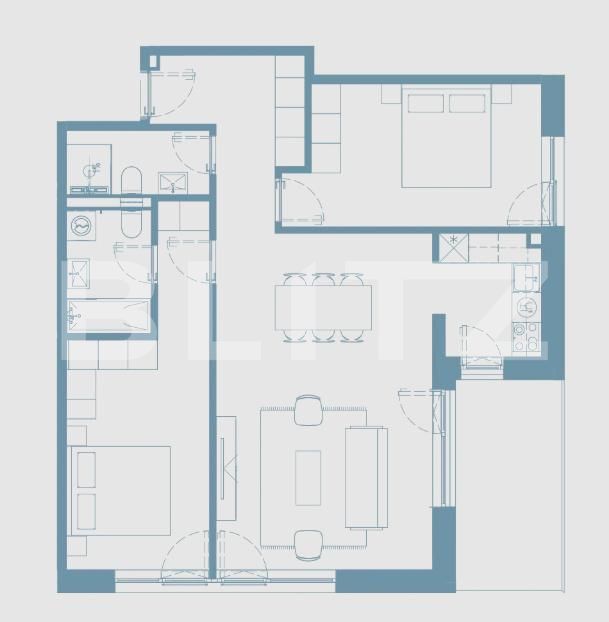 Apartament de vânzare 3 camere Semicentral - 190713AV | BLITZ Cluj-Napoca | Poza2