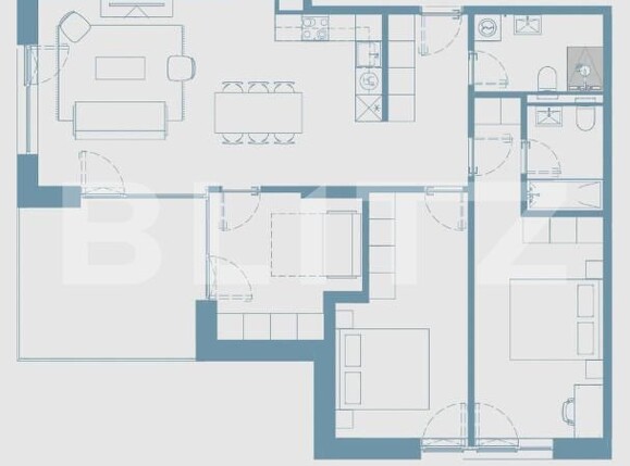 Apartament de vânzare 4 camere Semicentral - 190714AV | BLITZ Cluj-Napoca | Poza2
