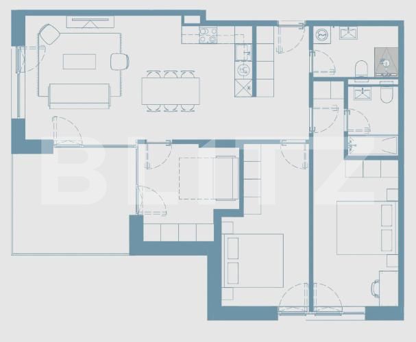 Apartament de vânzare 4 camere Semicentral - 190714AV | BLITZ Cluj-Napoca | Poza2